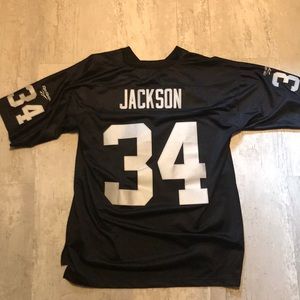 Reebok Bo Jackson Raiders Throwback Jersey Size:XL